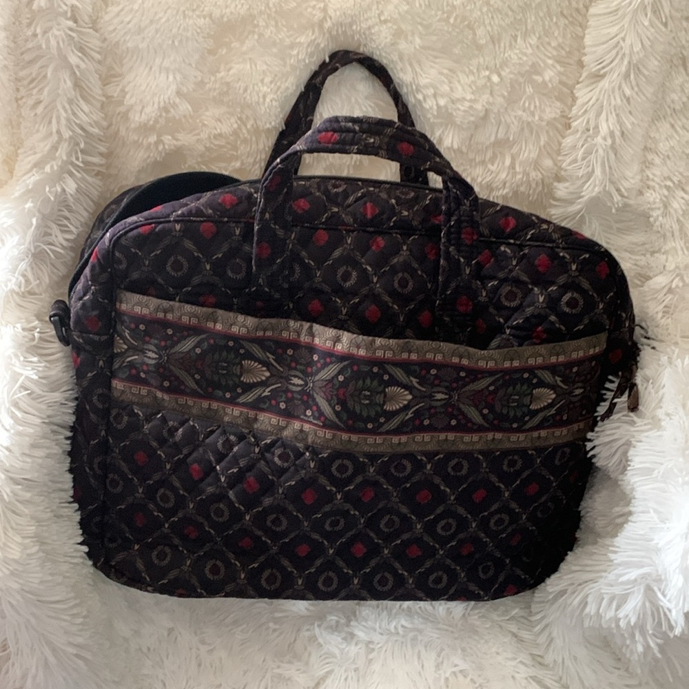 Vera Bradley, computer bag with shoulder strap.
